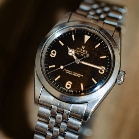 rolex explorer 1 first edition